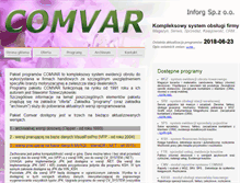 Tablet Screenshot of inforg.pl